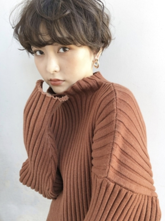 マッシュショート×低温デジタルパーマのイメージ